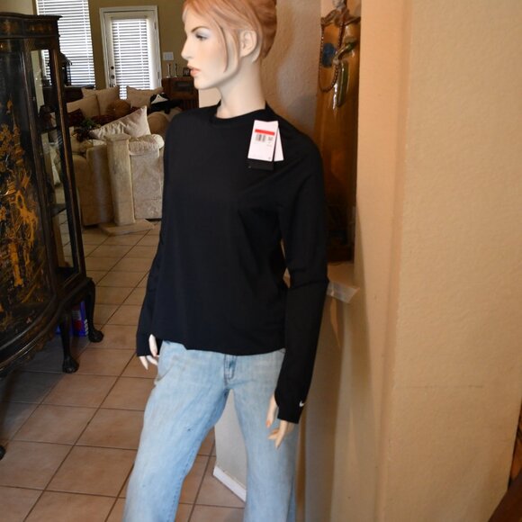 Women's Nike Dallas Cowbo Long Sleeve Pull over black Top Size Med - Lg NWT - Picture 7 of 16